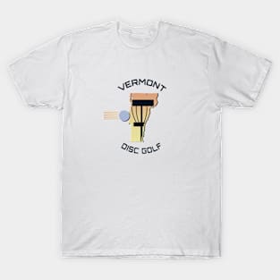 Vermont Disc Golf - State Shape Light T-Shirt